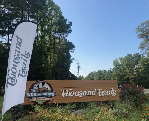 Williamsburg RV Campground Thousand Trails