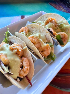 Boardwalk Grill shrimp tacos